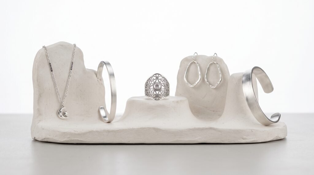 custom silver jewelry design revision brief for manufacturer feedback